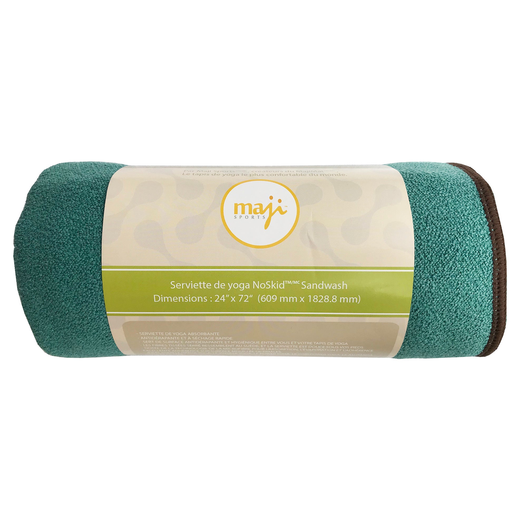 Handloomed Organic Raw Cotton Yoga Towel - Karma Kiss